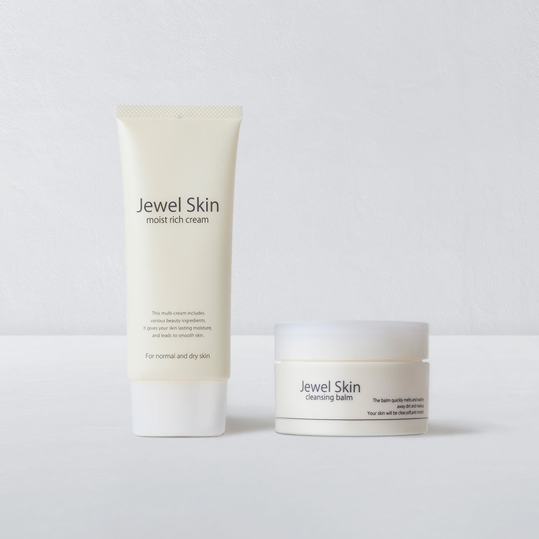【10%OFF】ジュエルスキン2STEPセット(クレンジングバーム&薬用オールインワンクリーム)