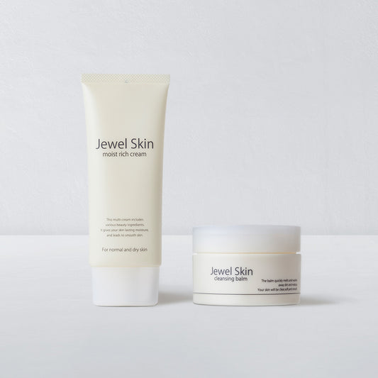 【10%OFF】ジュエルスキン2STEPセット(クレンジングバーム&薬用オールインワンクリーム)