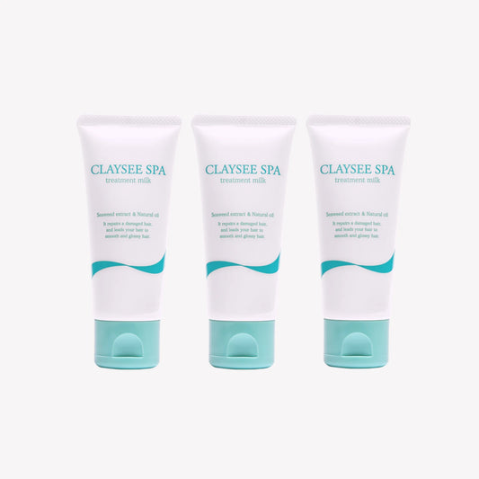 【20%OFF】クレイシースパ アウトバストリートメントミルク （洗い流さないトリートメント）60ｇ×3本セット